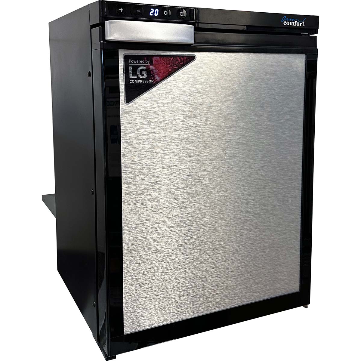 Ocean Comfort CR40 kjøleskap med grå / sølv front 12 / 24Volt