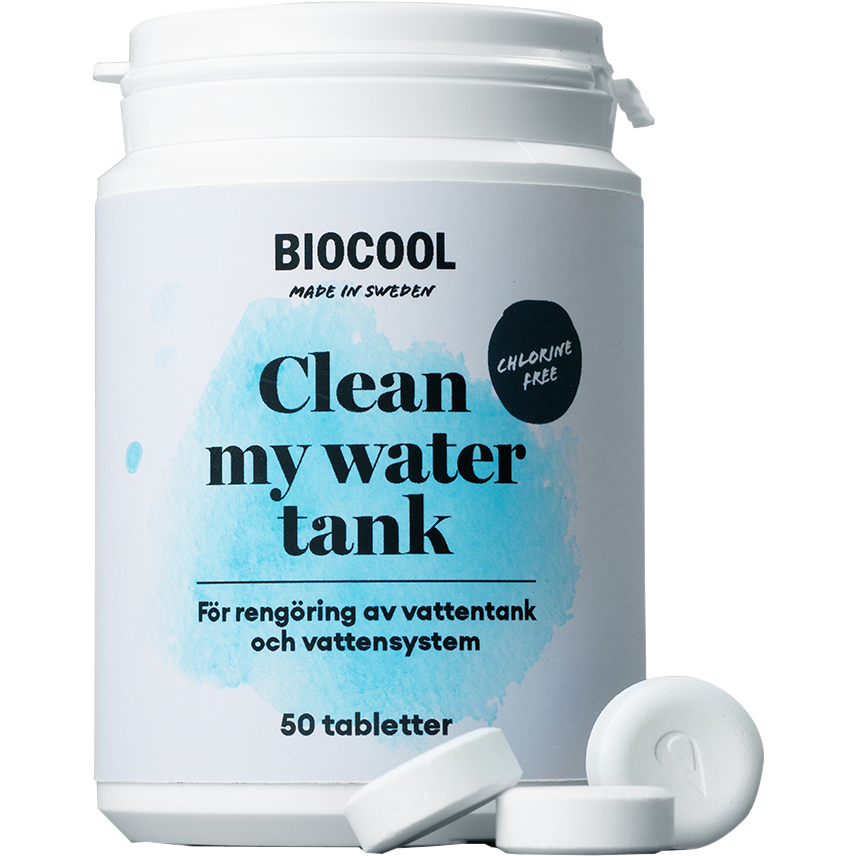 BioCool BioCool Clean My Water Tank desinfeksjon til vanntank (50 tabletter)