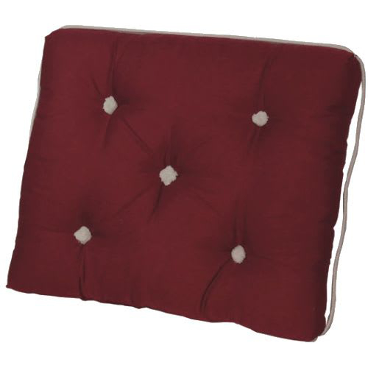 aXent Båtpute Kapok, enkel - Vinrød