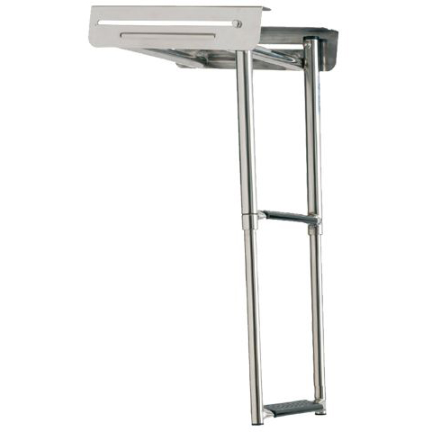 Båtsystem teleskopisk baug/badestige 2 trinn 250mm bredde