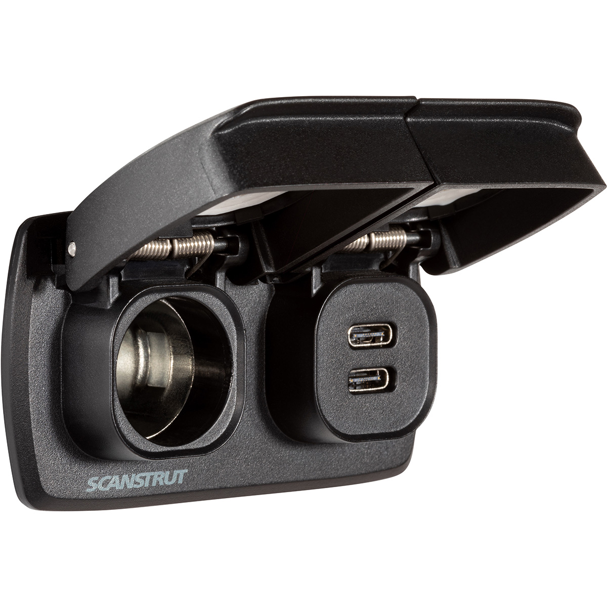 Scanstrut SC-MULTI-F1 Flip PRO USB-C og 12V uttak 12/24V