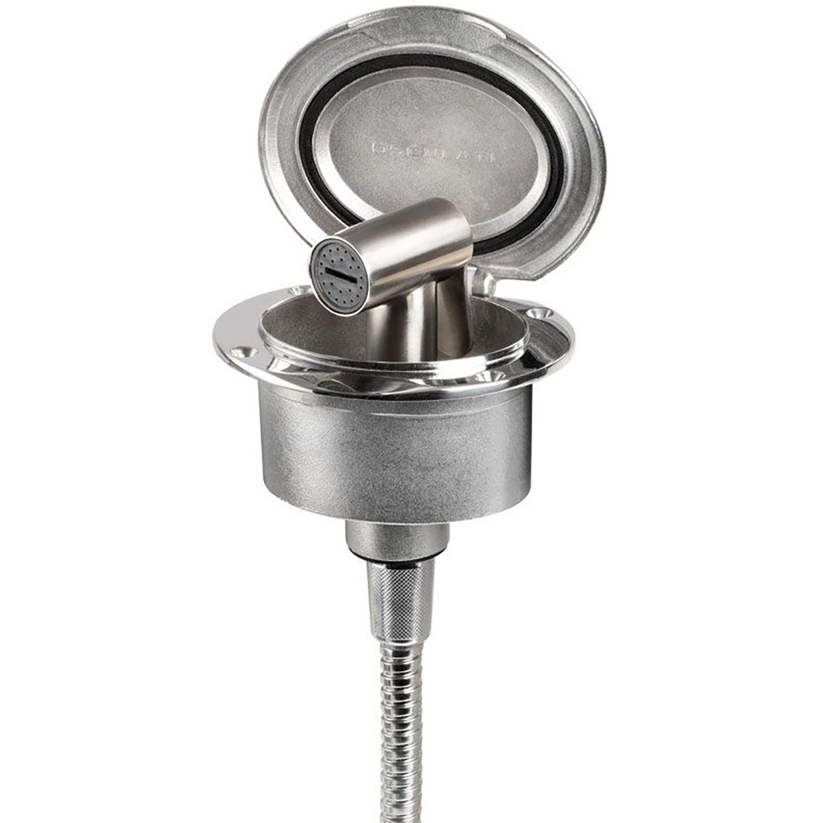 Osculati dusj Elissa i syrefast stål med slange