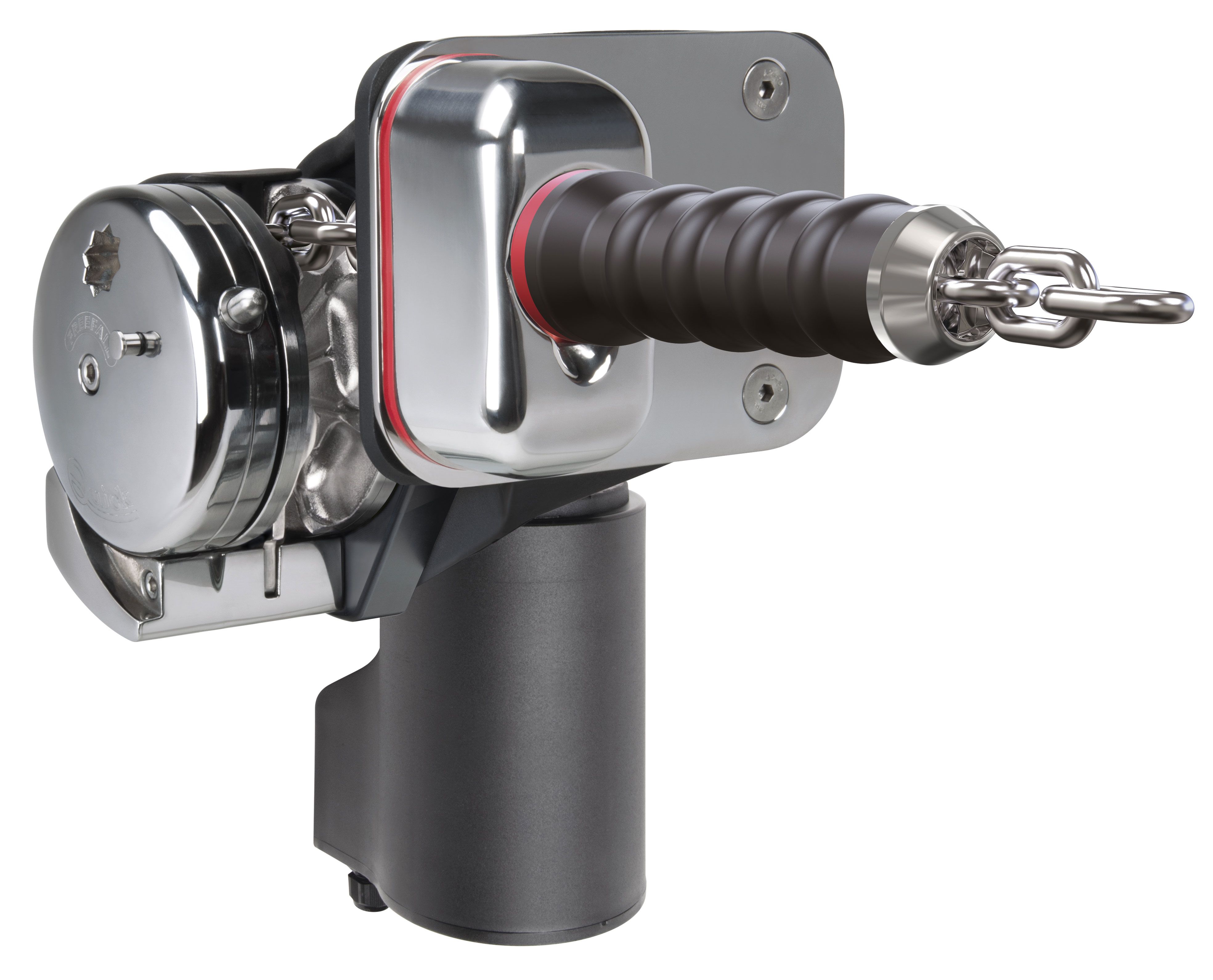 Quick Balder BL3 12V 600W ankervinsj, 6 mm kjetting, frittfall, kabelar høyre