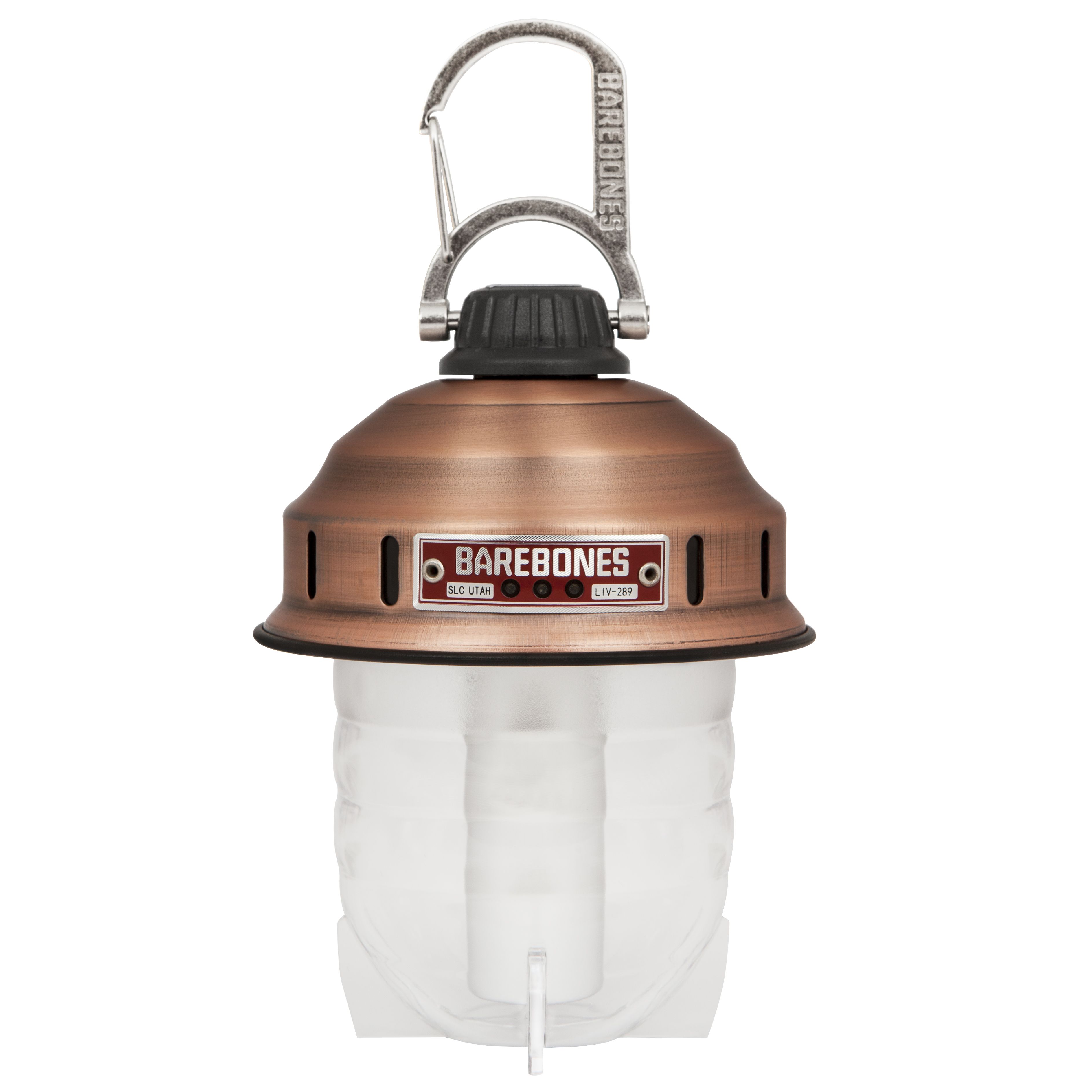 Delite Barebones Beacon oppladbar LED-lampe med karabinkrok