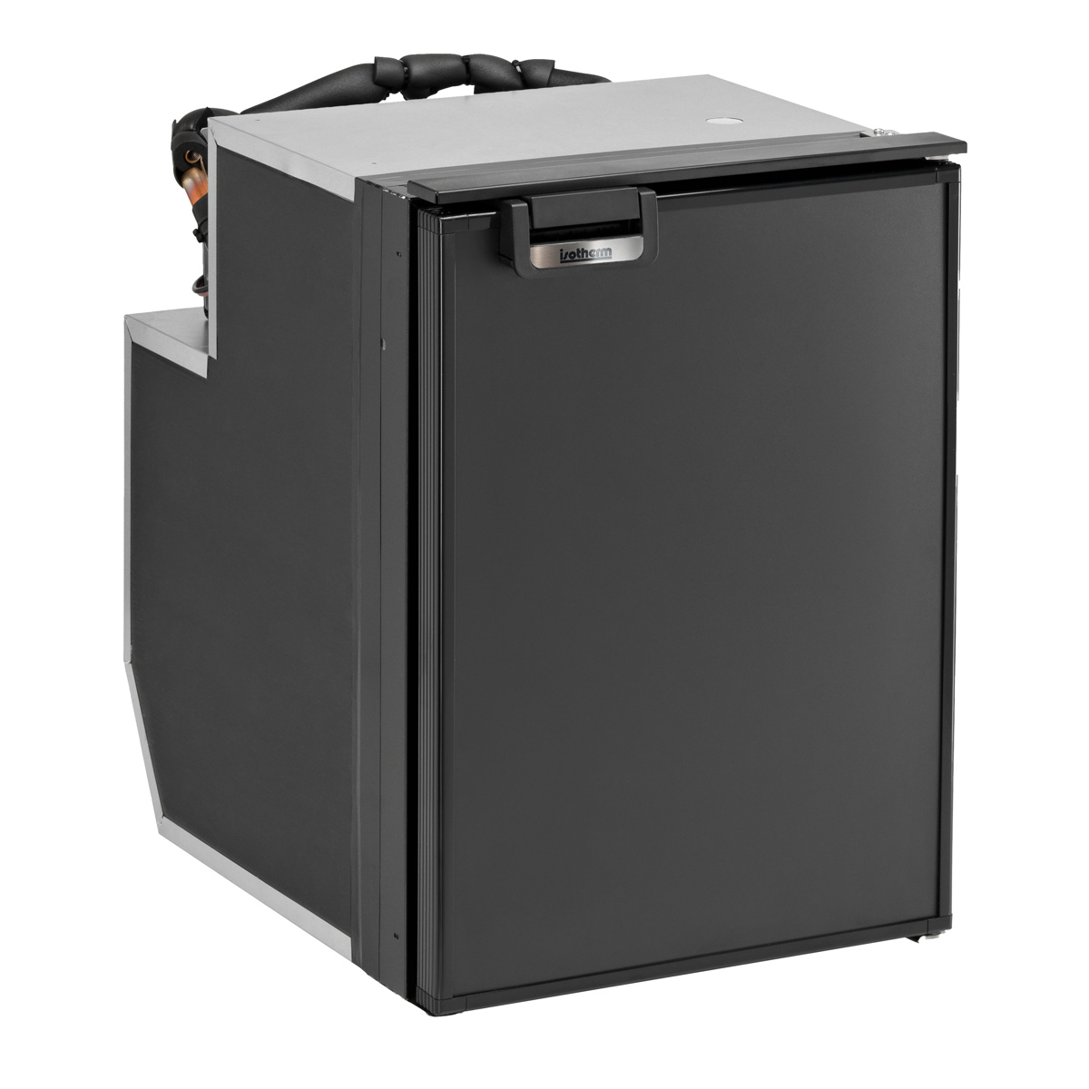 Isotherm Cruise Classic CR49 Total Black 49L kjøleskap, matt sort,12/24V