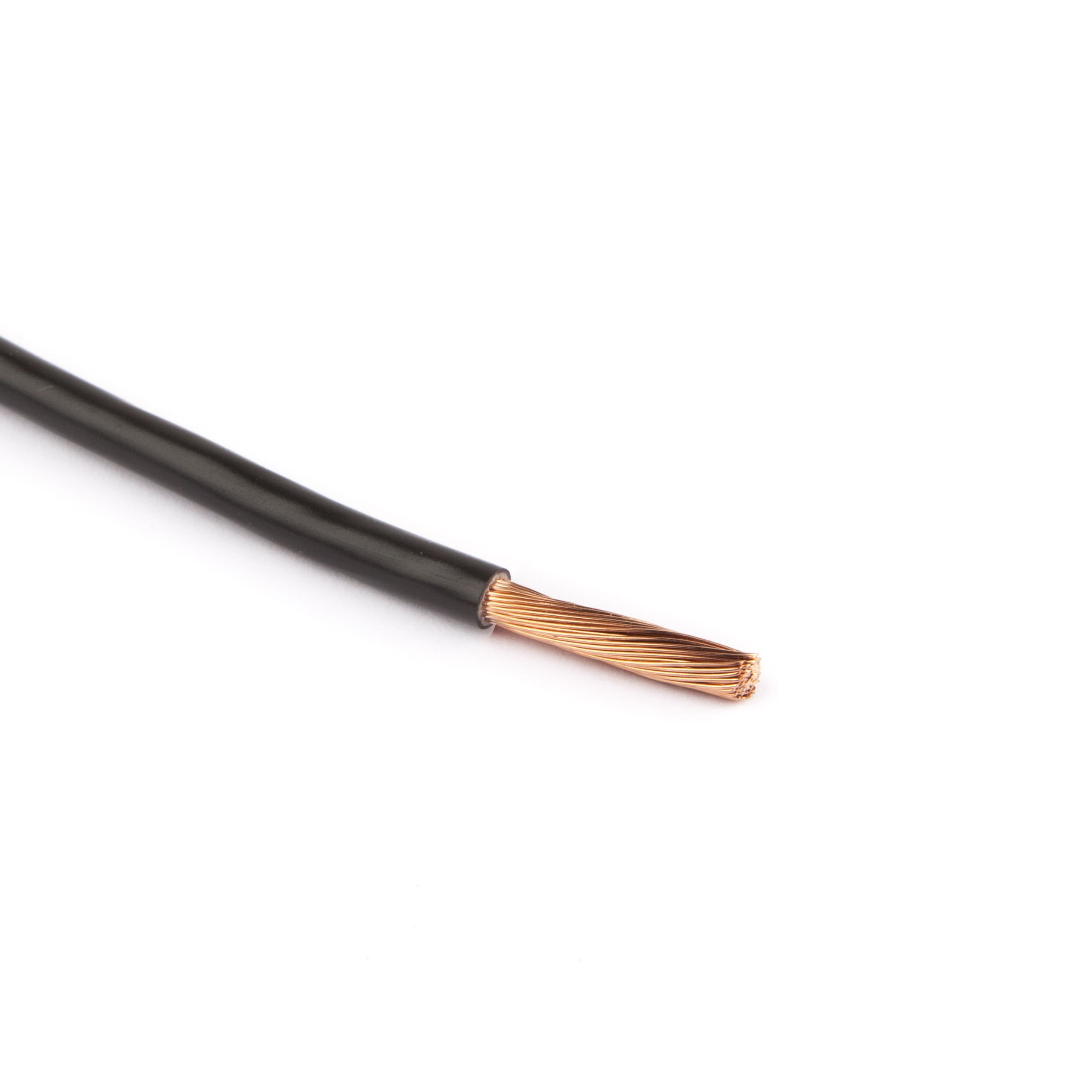 Strømkabel 2,5mm2 (sort)