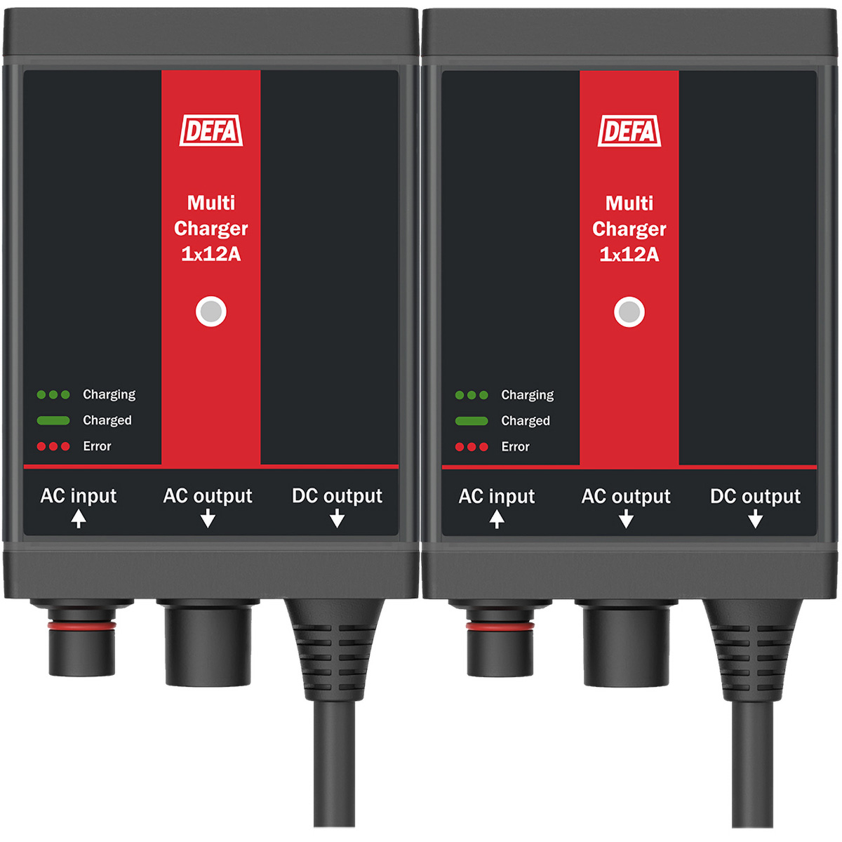 DEFA MarineCharger 2x12A batterilader