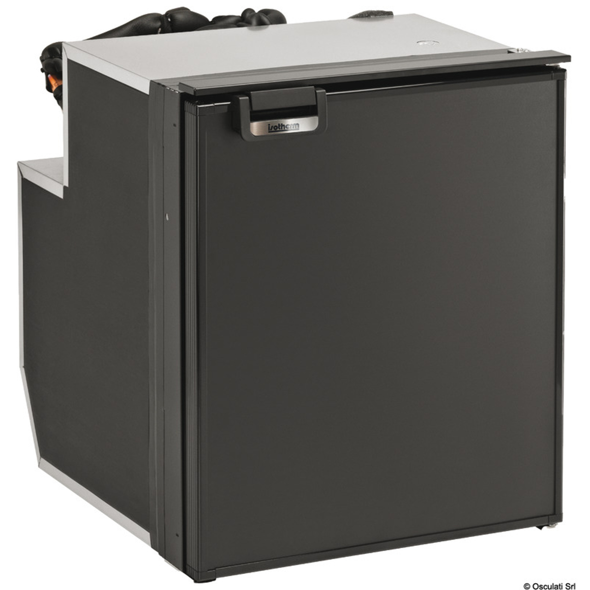 Isotherm Cruise Classic CR65 Total Black 65L kjøleskap, matt sort, 12/24V