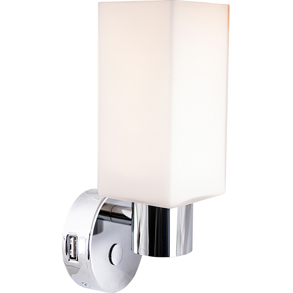 Båtsystem Leia LW3 LED vegglampe med USB-kontakt