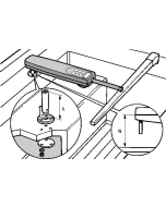 Raymarine pidestallfeste for rorkultpilot - 38mm