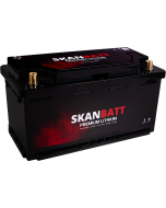 Skanbatt Premium Lithium 12V 180Ah 160A BMS Bluetooth Heat Bobil