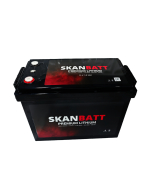 Skanbatt Premium Lithium 12V 280Ah 200A BMS Bluetooth Heat Kompakt