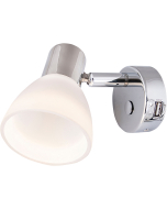 Båtsystem Leia LR3 LED vegglampe med USB-kontakt