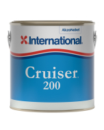 International Cruiser 200 selvpolerende bunnstoff, hvit 2,5L