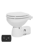 Jabsco Quiet Flush E2 Compact 12V elektrisk toalett