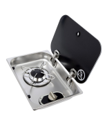 Navy Load NL.21000 koketopp med 1 bluss og lokk, nedfellbar