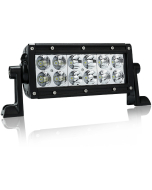 Dekkslyskaster LED 15cm 60W Sort 12 / 24 Volt
