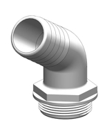 Trudesign 120° slangekobling til 3-veis ventil 1 1/2" (38mm)