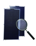 SUNBEAMsystem 116W TOUGH Carbon QuickFix fleksibelt og flushmontert solcellepanel