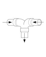 Dometic T-stykke for 38 mm septikslange