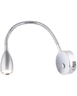 Båtsystem Leia LX1 LED vegglampe med USB-lader.