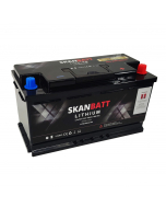 Skanbatt Bluetooth Lithium 12V 100Ah LiFePo4 startbatteri 1500CA