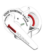 Trudesign Aquavalve utenpåliggende 3-veis ventil for toalett/septiktank