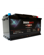 Skanbatt V2 Lithium Heat 12V 165Ah LiFePO4-batteri, 150A BMS - Bobil