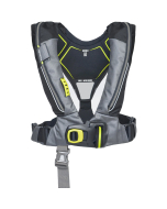 Spinlock Deckvest 6D 170N automatisk oppblåsbar redningsvest med HRS (sort)