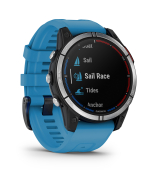 Garmin quatix 7, 47 mm maritim smartklokke med GPS  og silikonrem