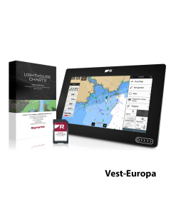 Raymarine LightHouse GEN 2 elektronisk sjøkart (Vest-Europa)
