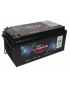 Skanbatt Lithium Heat Pro Ultra 12V LiFePo4 batteri 300Ah med 200A BMS