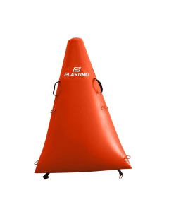 Plastimo Rundingsmerke regatta / trekantet 100x150 cm / Orange