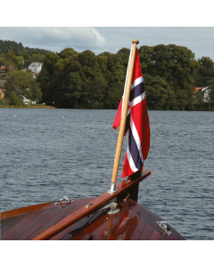 Båtflagg Norge polyester, 50 cm