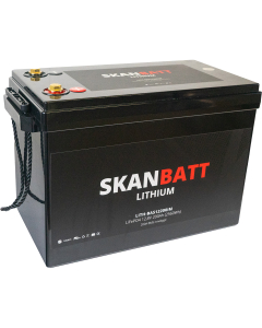 Skanbatt Litium Basic kompakt LiFePo4 12V batteri 200Ah m/200A BMS