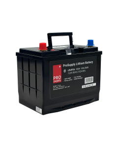 ProSupply Lithium LiFePO4 12V batteri 80Ah (75-kasse) 100A BMS