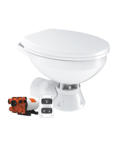 Seaflo Elektrisk toalett Regular Quiet flush Soft close, for saltvannspyling 24V