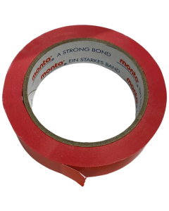 Maskeringstape Rød 25 mm x 66 meter