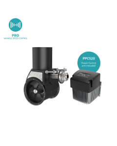 Sleipner SX35 PRO hekkthruster med effektkontroll-12V-35kg-50mm