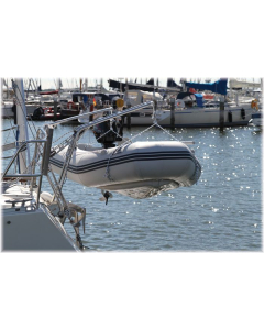 Båtsystem DV32-1 daviter for seilbåt med rund hekk (Ø32mm rør)