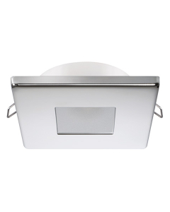 Quick Club Edwin C IP40 downlight/vegglampe, stål, 72x72mm/2W/dybde 16mm