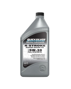 Quicksilver 5W-30 4-takts helsyntetisk olje, 1 liter