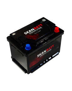 Skanbatt Premium Lithium 12V 100Ah 100A BMS Bluetooth Heat DIN6