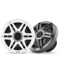 Clarion Marine Premium Høyttalere 6,5" hvit/grå sportsgrill