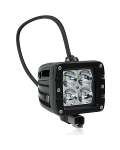 Dekkslyskaster LED 10cm 40W Sort 12 / 24 Volt