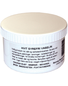 Vaselin Hvit Syrefri 250g