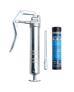 Quicksilver Fettpresse med fettpatron 85gram m/rør