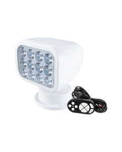 Seaflo LED Lyskaster m/fjernkontroll 28W Hvit. 