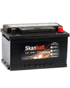 Skanbatt SK74AH Fritidsbatteri 12V 74Ah blybatteri 