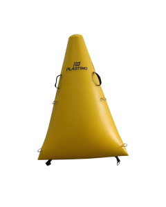 Plastimo Rundingsmerke regatta / trekantet 100x150 cm / Gul